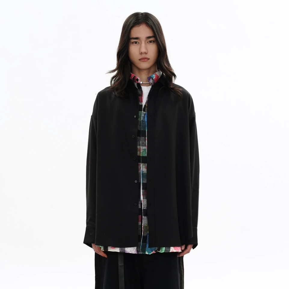 新款酷帅风 后背英文休闲黑色时尚外套 1316