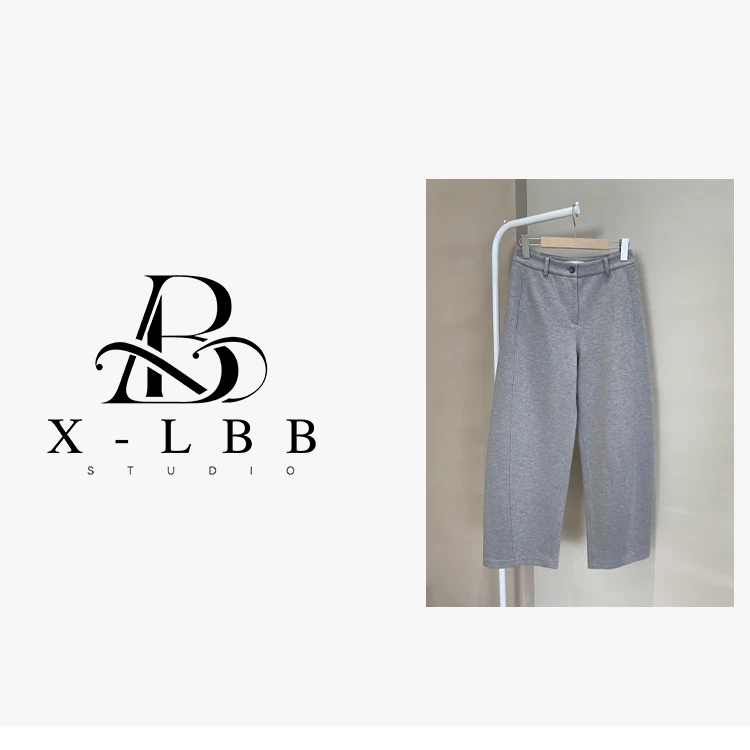 G0766 混纺针织阔腿裤