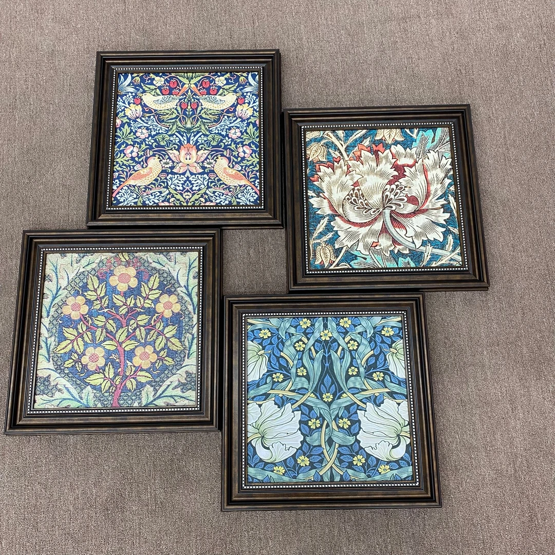 组合花卉家庭玄关装饰画竖版客厅落地画艺术卧室床头背景墙壁挂画