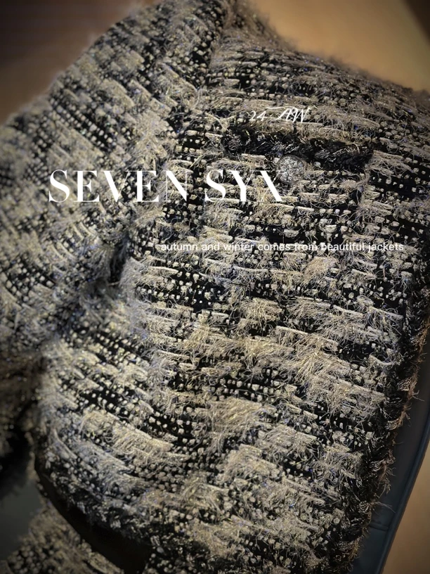 【喵西娅】24秋冬 深圳SEVENSYX 手工坊 纯手工 喵风 小香风 外套