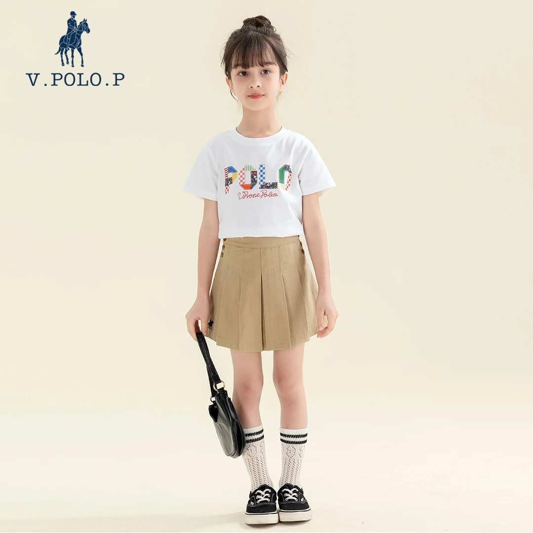 夏季新款女童套装休闲洋气百搭简约中大童宝宝韩版儿童棉质套装