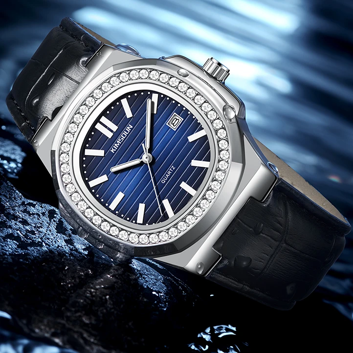 正品鹦鹉螺男士手表全自动高颜值高档时尚夜光防水全金男款腕表