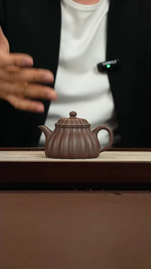 【闪购商品】紫砂茶壶@@筋纹怀隐  天青