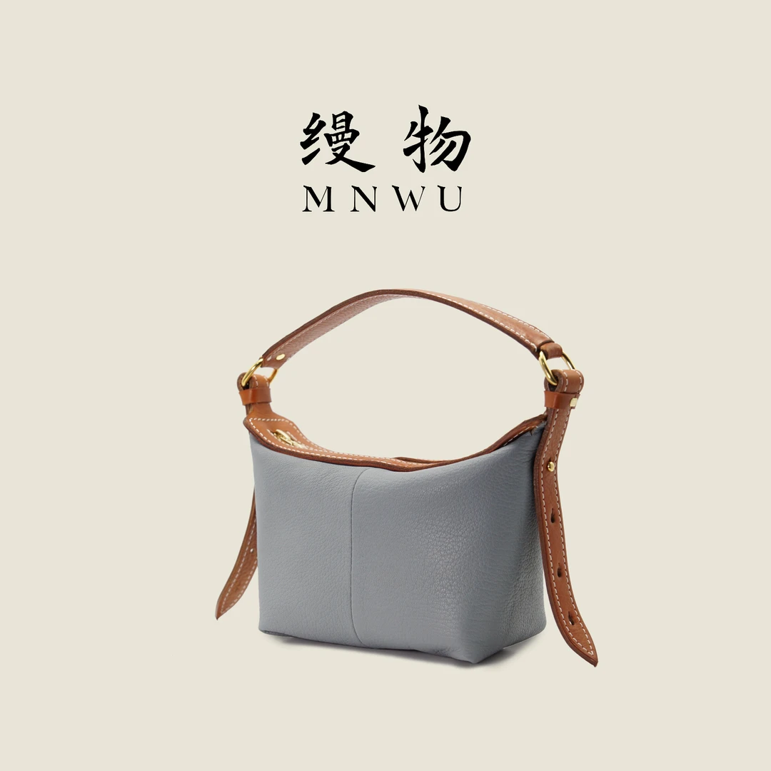 缦物饺子包福包秋冬原创设计小众气质手拎单肩斜挎包手工定制