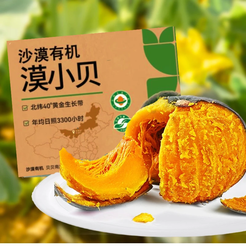 【圣牧源选】沙漠有机贝贝南瓜1.6kg