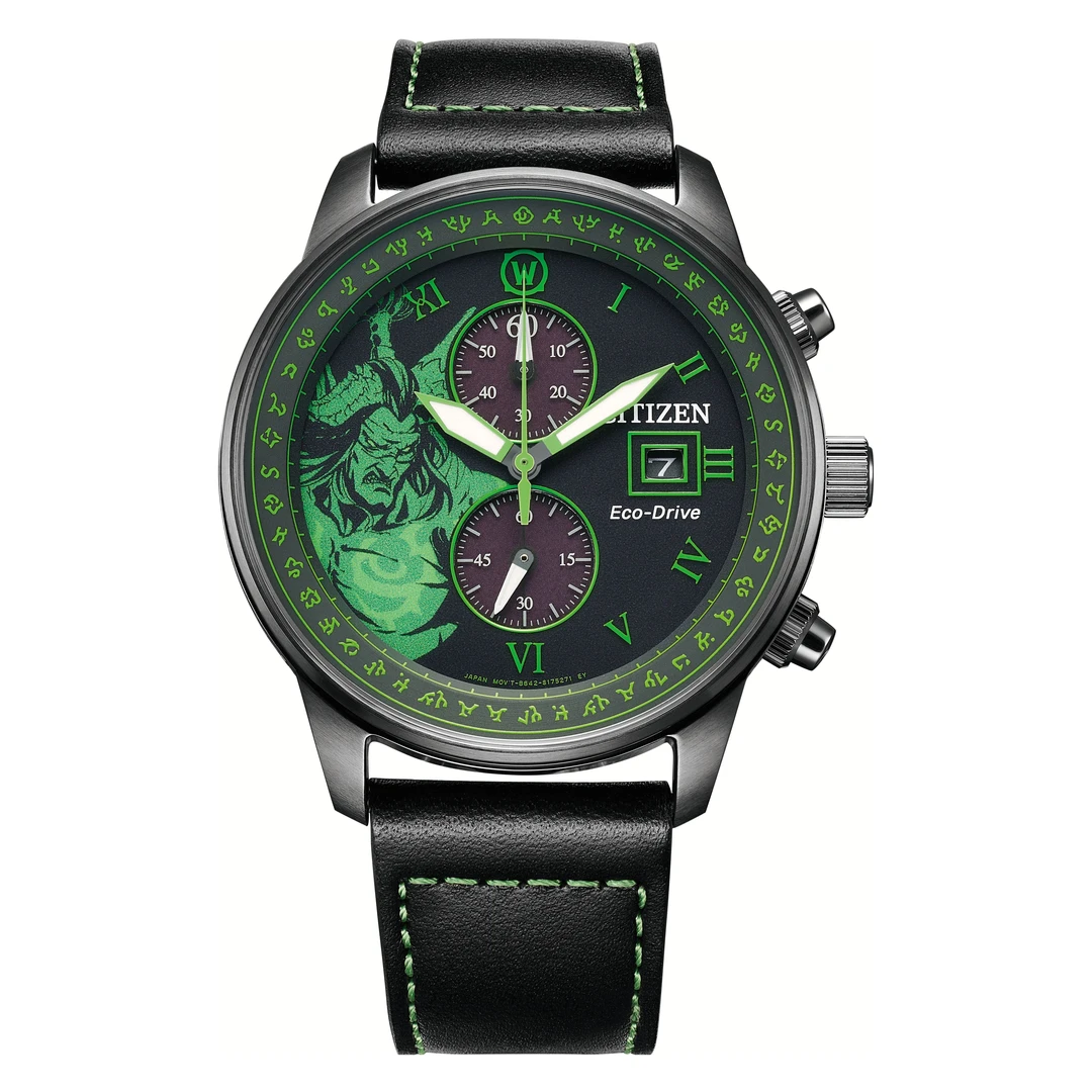 Citizen/西铁城魔兽世界限量款光动能手表CA7075-05E伊利丹男士