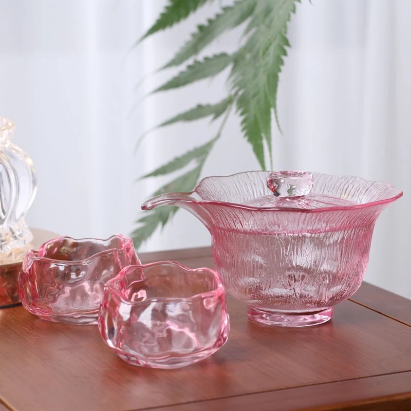 博尚亿超仙仙女冰露手抓壶➕2杯琉璃冰冻烧茶具网红爆款高档耐热