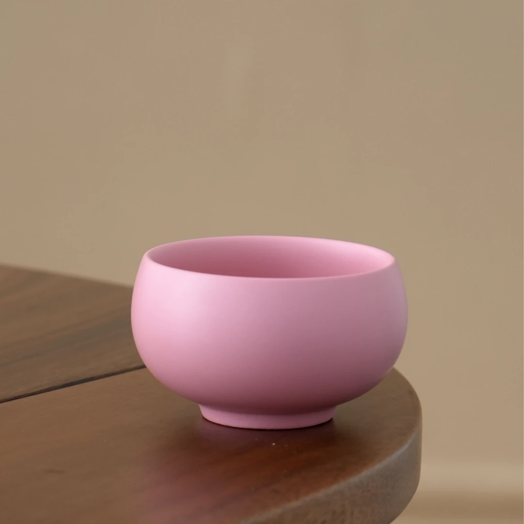 陈泽恩原矿粉紫砂主人杯