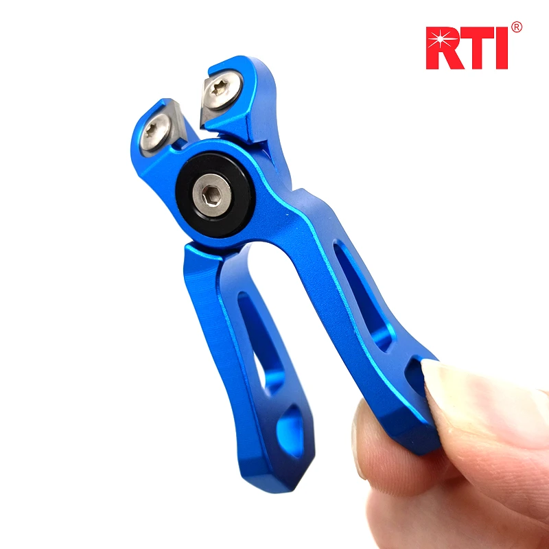 RTI迷你钨钢鱼线剪刀 0~50cm伸缩式便携易拉得扣 路亚钓鱼PE线剪