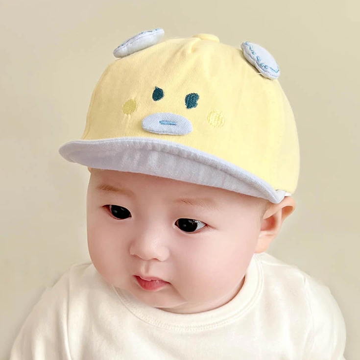 婴儿帽子春秋款可爱薄款婴幼儿鸭舌帽男女宝宝春季小童夏季棒球帽