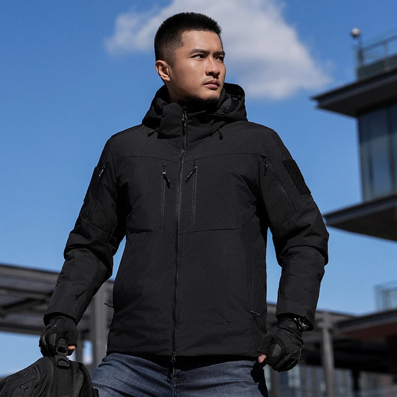 【龙牙】二代战鹰战术羽绒服休闲百搭时尚保暖男士冬季鹅绒服男外套