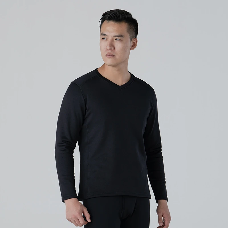 【龙牙】二代B2级V领保暖功能长袖打底衫保暖上衣男长袖秋衣打底衫
