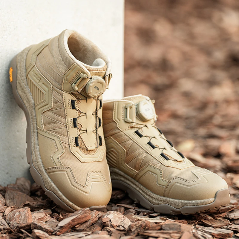 【龙牙】龙锋中帮战术通勤靴常规款/加棉款户外休闲鞋男徒步时尚