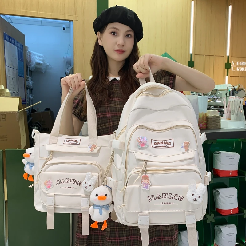 书包女韩版ins风中学生少女双肩包初中生小学生三到六年级背包夏