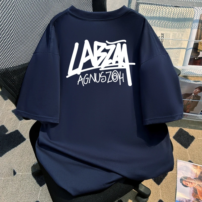 jtrt潮牌短袖男女情侣装t恤夏季纯棉宽松运动百搭印花学生党半袖