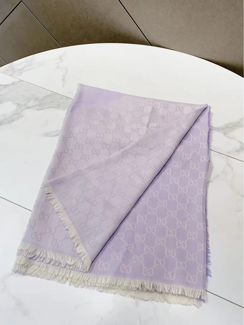 95新 GUCCI/古驰 帝爵奢品/95新/紫色围巾
