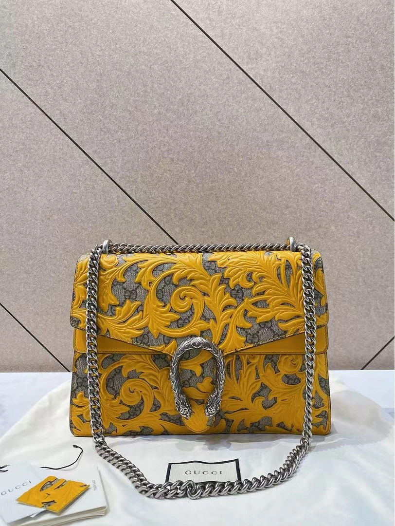 95新 GUCCI/古驰 帝爵奢品/藤蔓图腾酒神大号