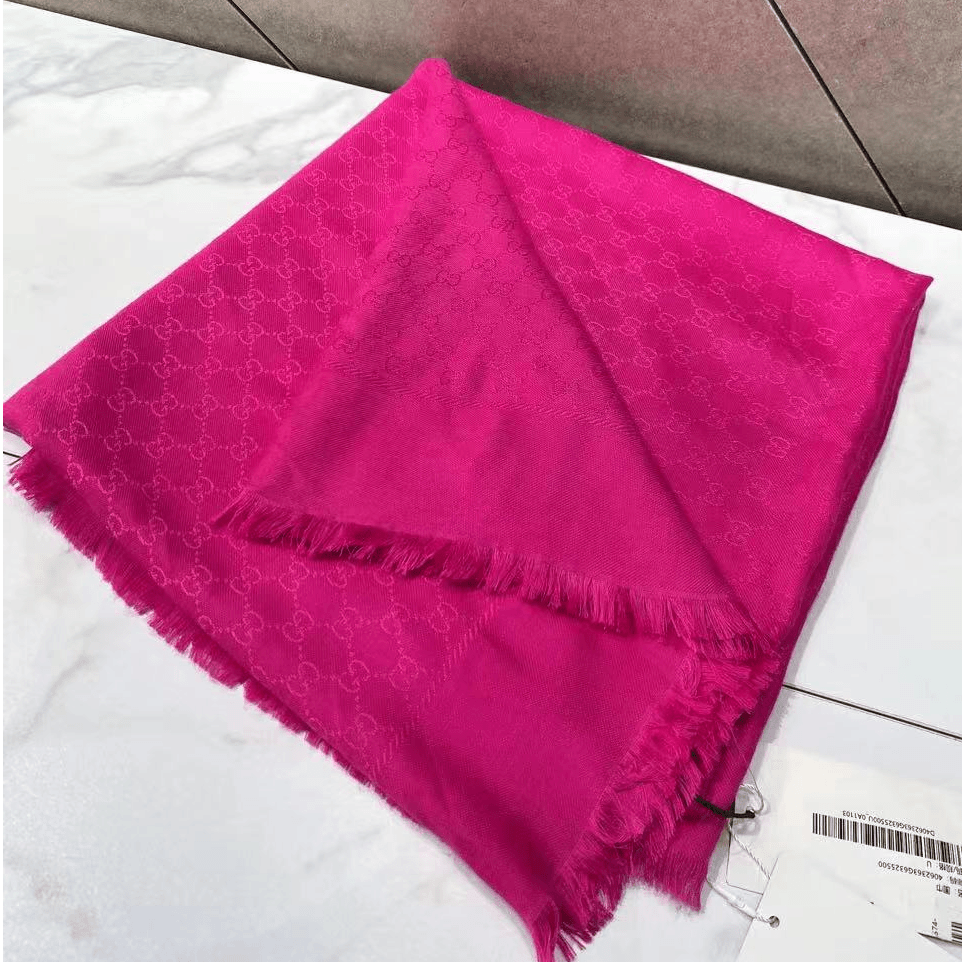 99新 GUCCI/古驰 帝爵奢品/99新/GUCCI/玫红色围巾