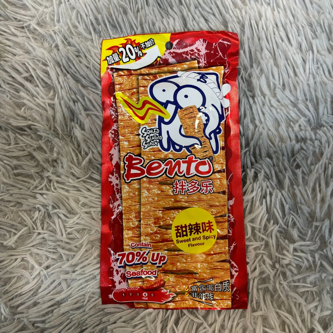 泰国进口拌多乐甜辣味鱿鱼片