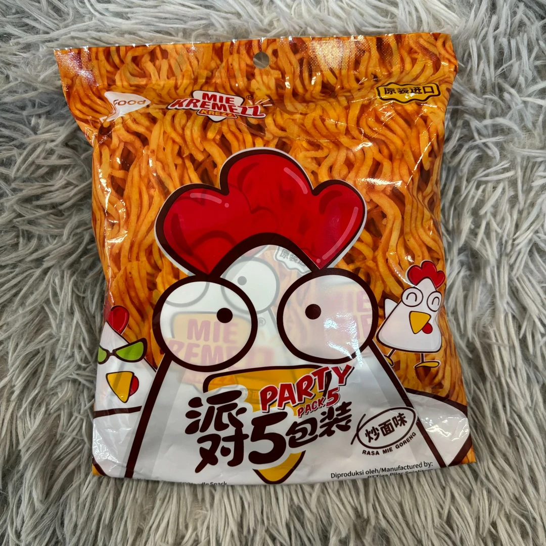 印尼进口MIE KREMEZZ派对装小鸡干脆面炒面风味