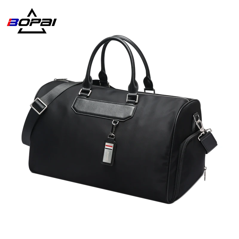 BOPAI/博牌单肩旅行包手提健身出差行李袋大容量防水轻便登机包