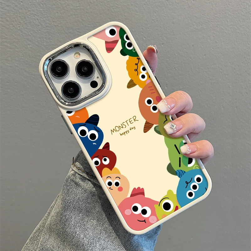 金属相框苹果15ProMax手机壳11/12小众XSmax保护套iphone13/X可爱