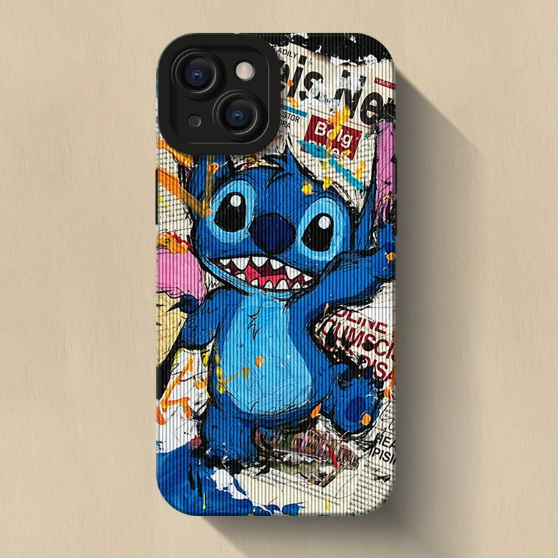 苹果16promax手机壳iPhone15Promax史迪仔手机壳网红新款硅胶软壳