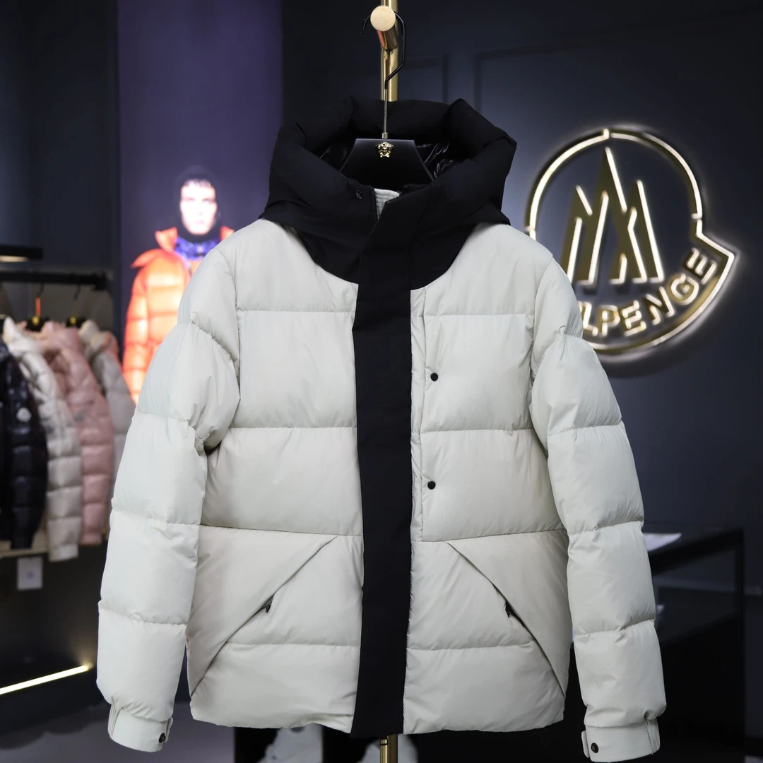 2024年冬季情侣短款连帽保暖羽绒外套78111