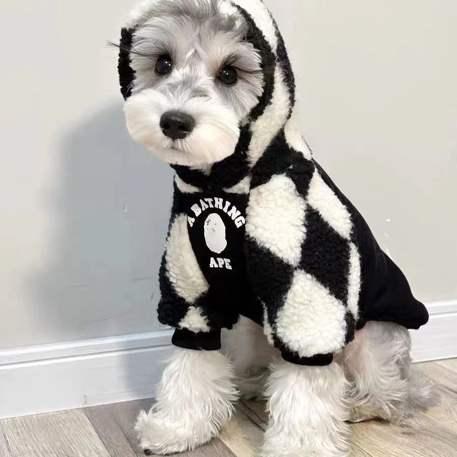 狗衣服冬季保暖宠物猫咪衣服秋冬小型犬泰迪博美雪纳瑞衣服防掉毛