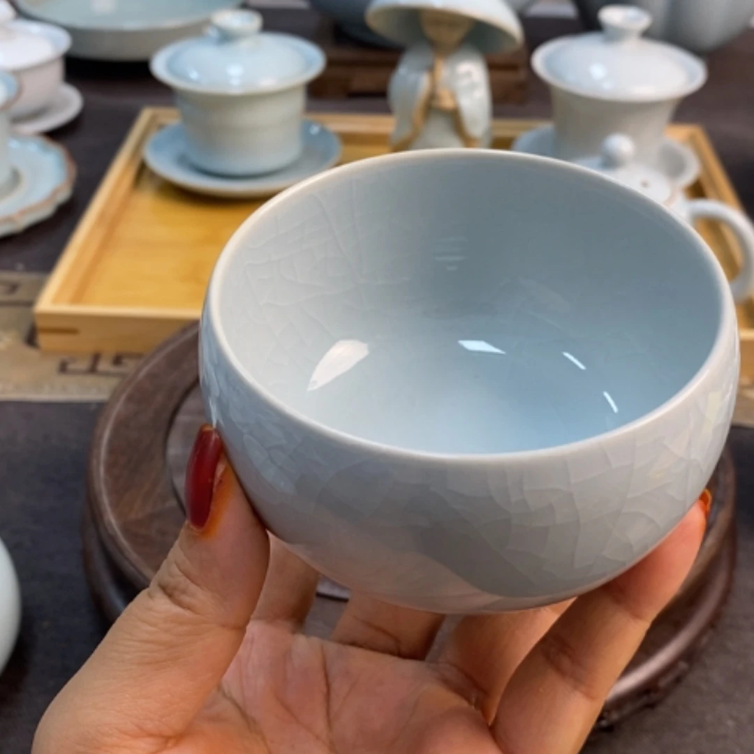 【闪购商品】杯1*3一级品月白主人杯