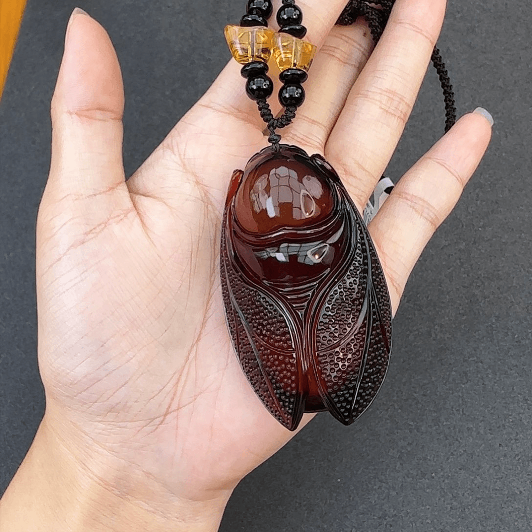 琥珀手链未镶嵌蜜蜡吊坠