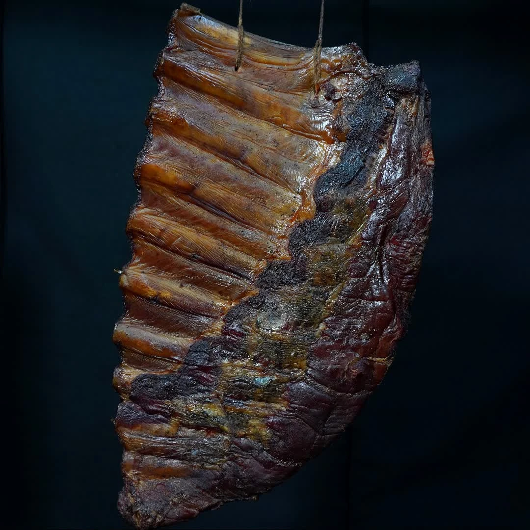 湖南腊肉 烟熏腊排骨 正宗农家柴火烟熏腊味 散养 腌制美食