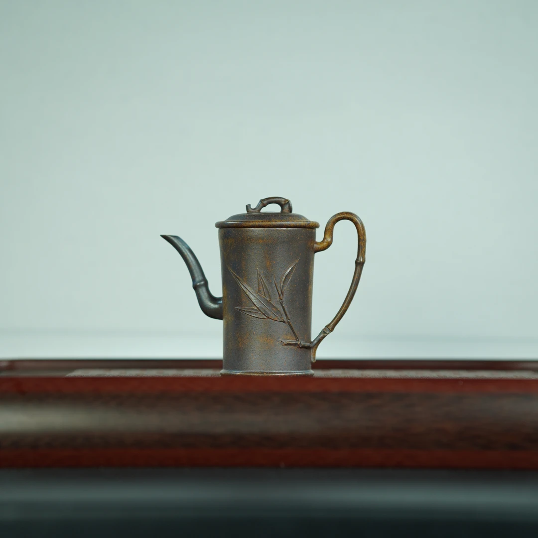 【竹节】宜兴紫砂原矿原料手工竹节壶紫砂壶