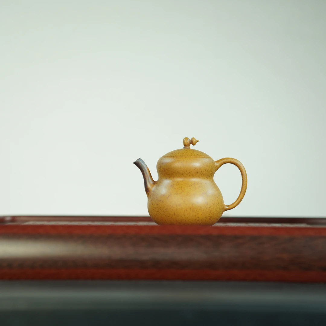 【段泥葫芦】宜兴紫砂原矿手工壶紫砂壶