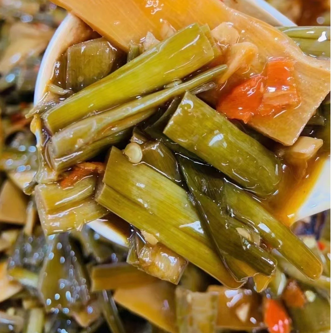 广西特色芋苗酸 花生油爆炒酸辣下饭香辣可口 500g一瓶