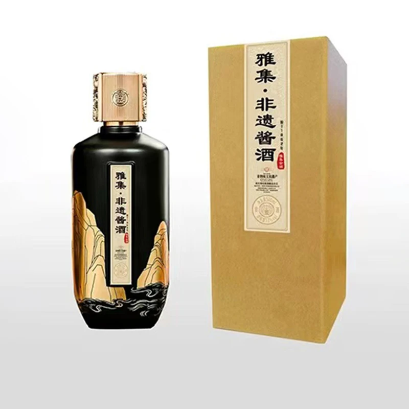 雅集•非遗酱酒(金酒)   标准茅味：首口爆香越喝越顺53度500ml