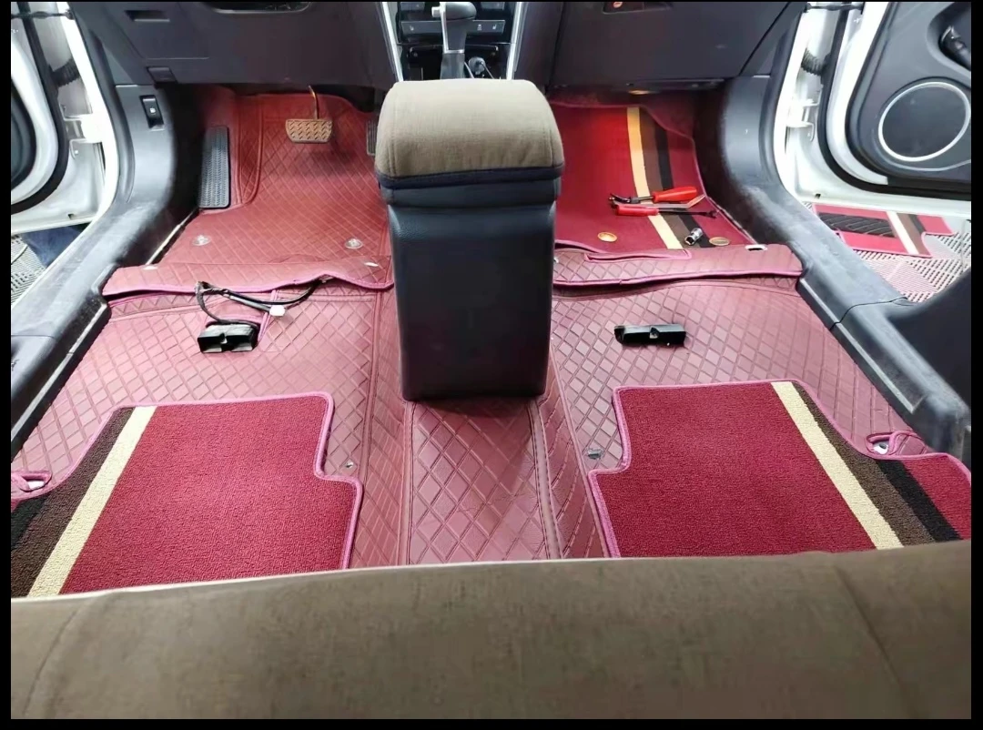 （雄欣汽修）环保压纹软包脚垫（五座）