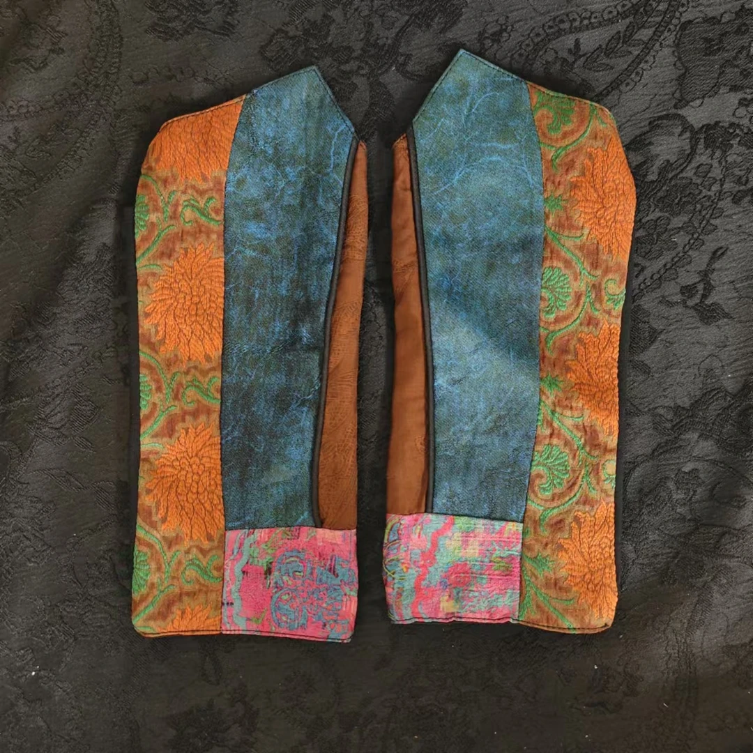 凤徕兮私人定彩色香香拼接AB版袖套（LX001）