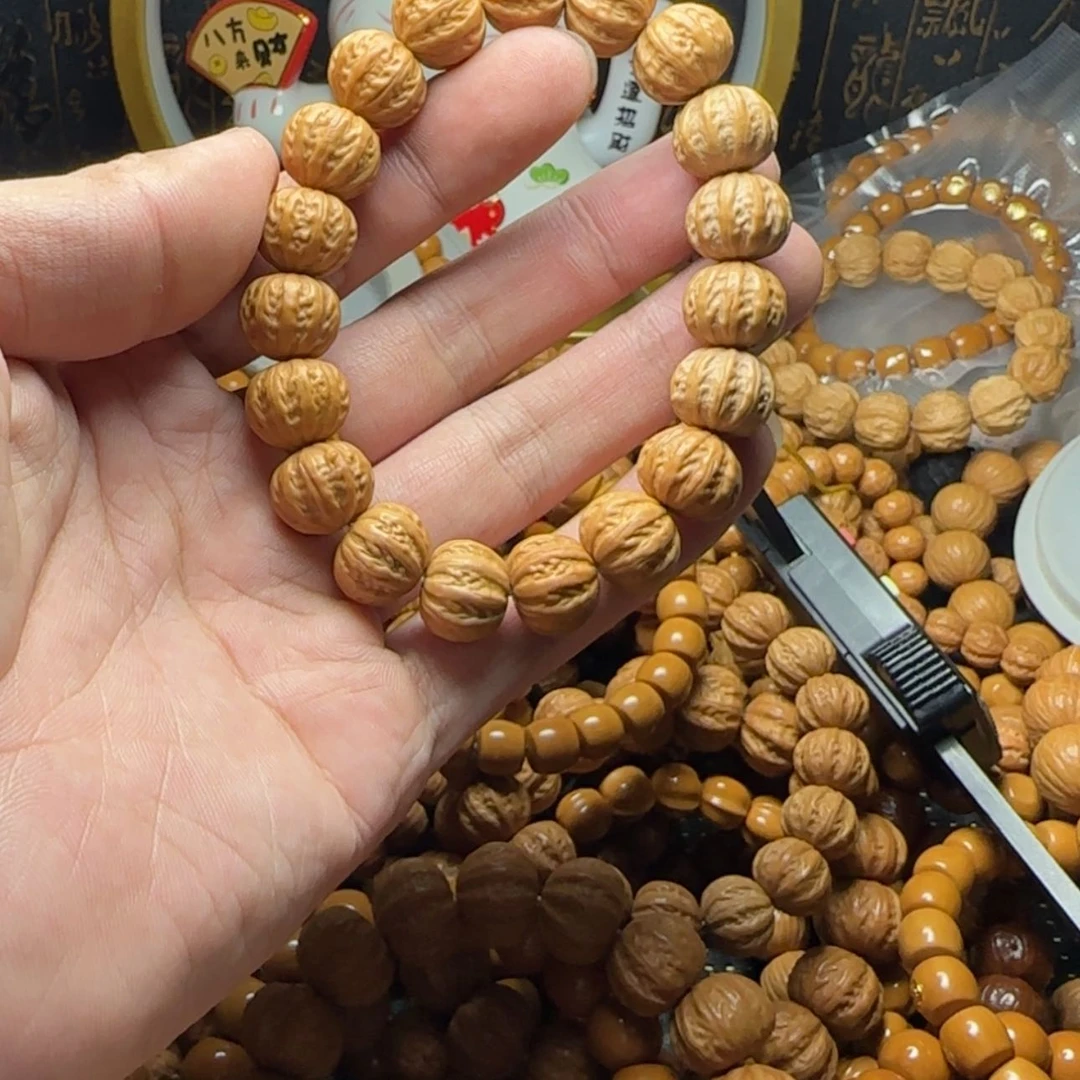 【闪购商品】猴头核桃手串别*京八棱1.43