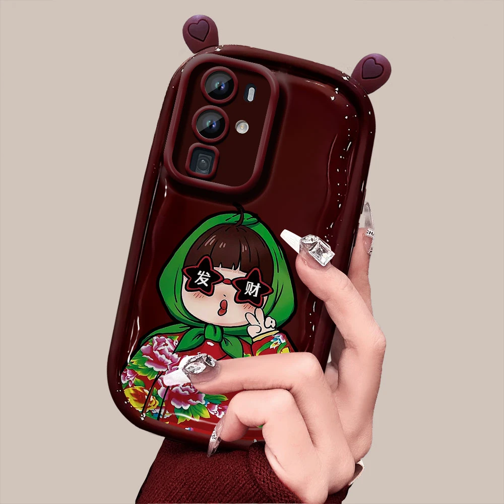 【华为P30PRO】东北大妈耳朵小胖子新年款防摔手机壳女款
