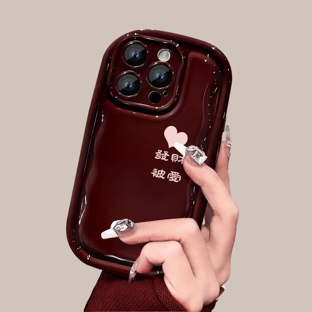 发财被爱华为mate60苹果15新年款iPhone14PROMAX防摔手机壳女