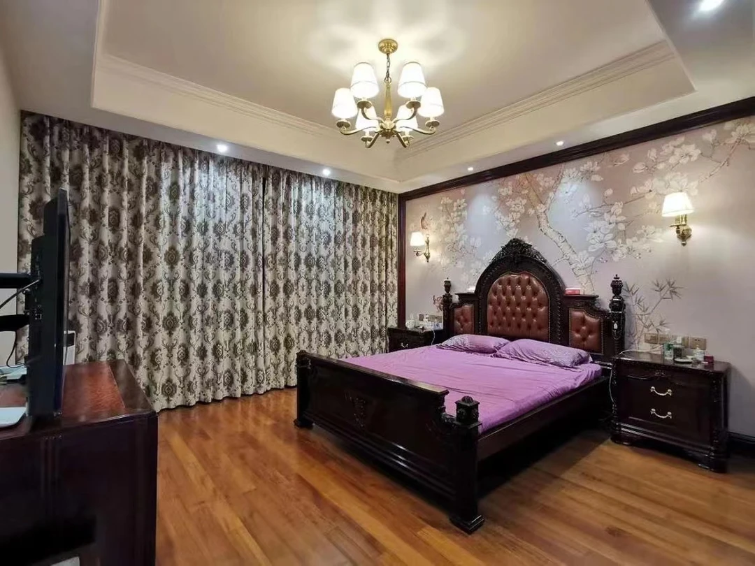 大红酸枝西式大床