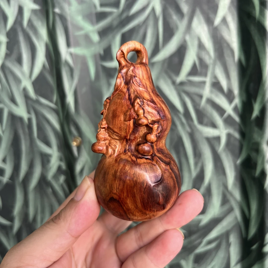 海南黄花梨胡芦把件