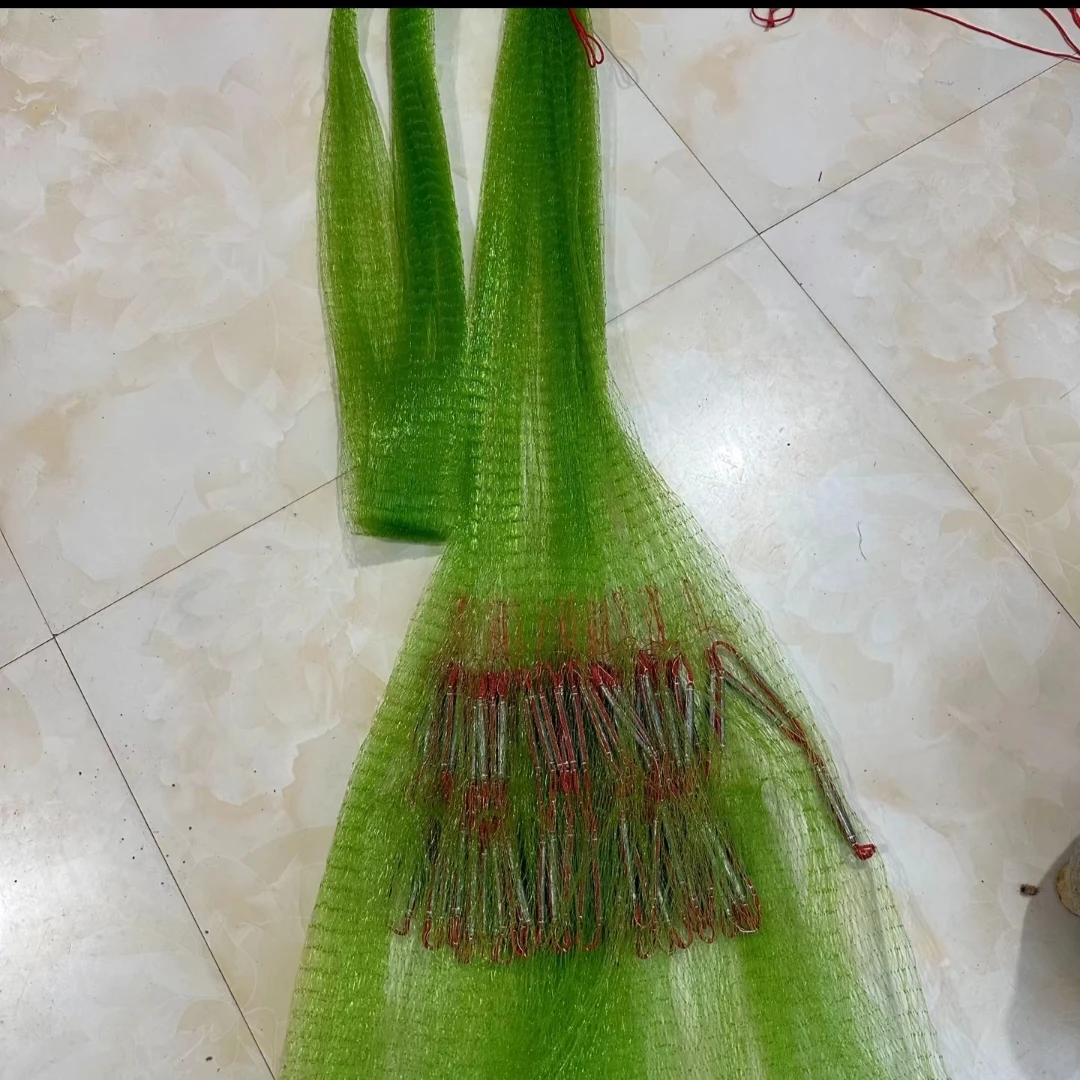 软丝鱼线一指网眼三米高重七斤手工双扣编织