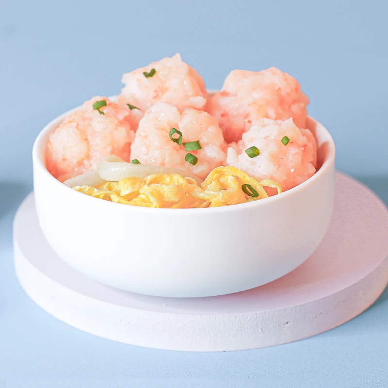 大洋世家 95%虾肉含量 新鲜鲜虾滑 饱满煲汤火锅食品 顺丰冷链