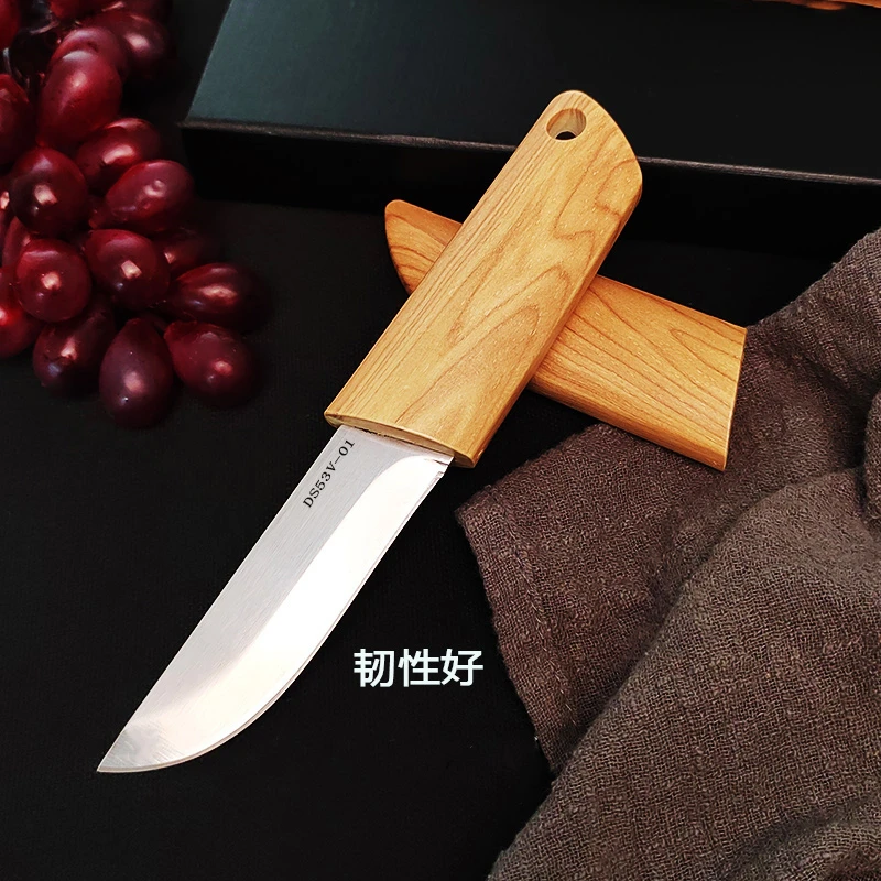 【新款】网红小胖便携锋利多功能户外野营耐磨切割手工吃肉西餐刀