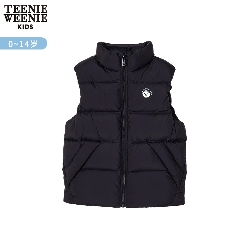 TeenieWeenie Kids小熊童装男女童23秋面包羽绒背心TKJD238C94I