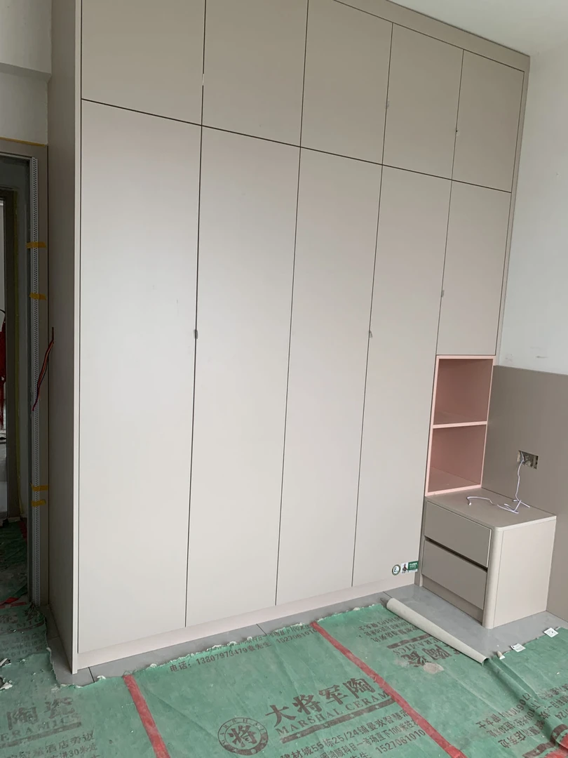 衣柜橱柜木质简约轻奢北欧极简榻榻米书柜储物柜中式玄关边柜意式