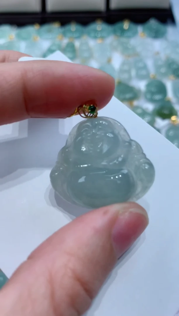 【闪购商品】翡翠颈饰未镶嵌天然A货翡翠挂件