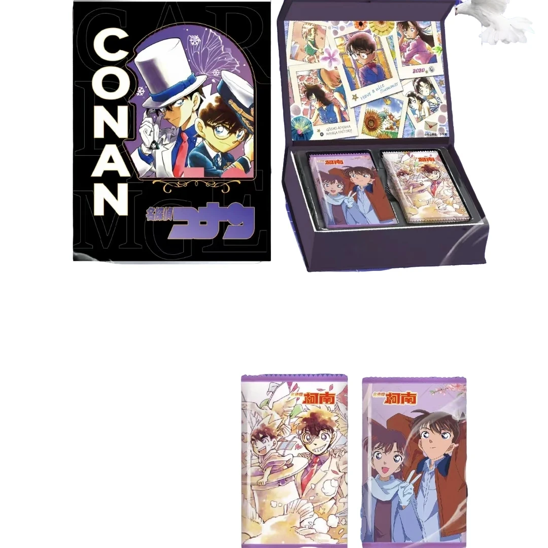【拆包】沫时文创-名侦探柯南二次元动漫收藏卡牌盲盒（默认代拆）